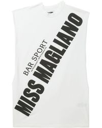 Magliano - Slogan-print Cotton Tank Top - Lyst