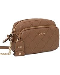Liu Jo - Kleine Umhängetasche mit Logo-Schild - Lyst