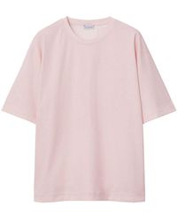 Burberry - T-shirt en coton à imprimé graphique - Lyst
