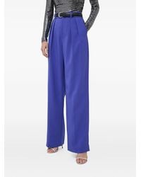 Custommade• - Broek Met Geplooide Voorkant En Juwelen Knopen - Lyst