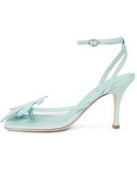 A.W.A.K.E. MODE - Delta Palm-Leaf-Detail Leather Sandals - Lyst