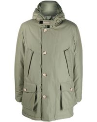 Woolrich - Button-up Hooded Parka - Lyst