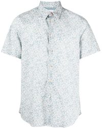 PS by Paul Smith - Graphic-print Stretch-cotton Shirt - Lyst