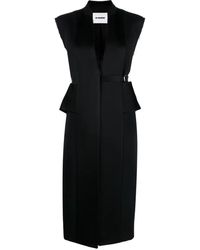 Jil Sander - Knee-Length Belted Vest - Lyst