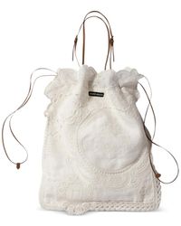 Miu Miu - Lace Tote Bag - Lyst