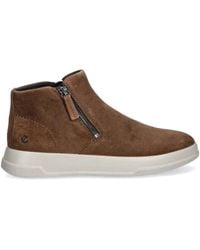 Ecco - Stiefel Aus Wildleder Mit Reißverschluss - Lyst