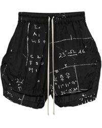 Rick Owens - Boxer Shorts With Drawstring Waist And Slits - Lyst