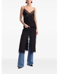 16Arlington - Clio Lace-Trim Stud-Embellished Blouse - Lyst