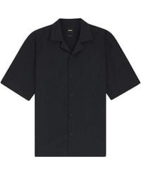 BOSS - Chemise À Col Cubain - Lyst