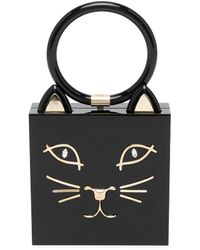 Charlotte Olympia - Cat-print Clutch Bag - Lyst