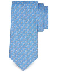 Ferragamo - Owl-Print Silk Tie - Lyst