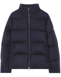 Burberry - Cashmere Puffer Jacket - Lyst