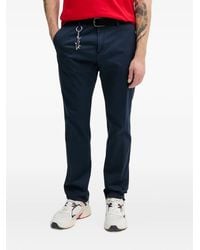 Paul & Shark - Shark-Keychain Straight-Leg Trousers - Lyst