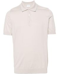 Eleventy - Fine-ribbed Polo Shirt - Lyst