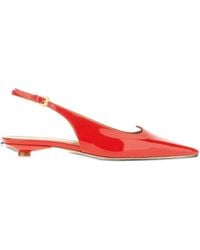 A.Bocca - 15Mm Heart-Slingback Pointed-Toe Flat Pumps - Lyst