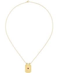 Marie Lichtenberg - Scapular Love Ruby Chain Necklace - Lyst