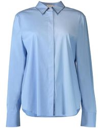 Brunello Cucinelli - Monili Collar Shirt - Lyst