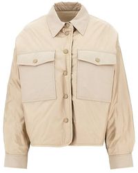 Weekend by Maxmara - Reversible Water-Repellent Canvas Padded Jacket - Lyst