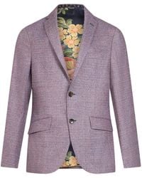 Etro - Wool Blazer - Lyst