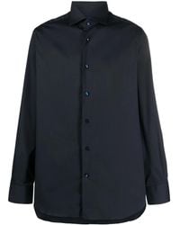 Barba Napoli - Long-Sleeve Cotton Shirt - Lyst