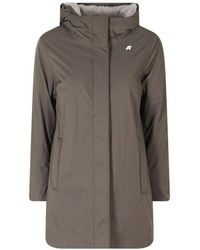 K-Way - Manteau Sophie À Patch Logo - Lyst