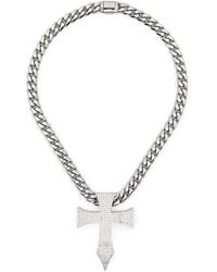DARKAI - Collier Gothic Cross Xxl - Lyst