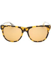 GUESS EYEWEAR - Tortoiseshell-Effect Oval-Frame Sunglasses - Lyst