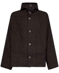 Uma Wang - Buttoned Hooded Jacket - Lyst
