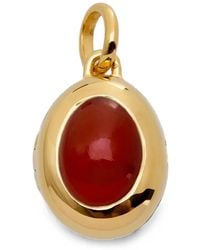 Monica Vinader - Collier January Birthstone À Pendentif Médaillon - Lyst