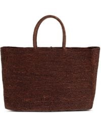 LIE STUDIO - Large Charlotte Raffia Tote Bag - Lyst