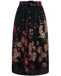 Cara Cara - Jupe Mi-Longue Alba À Fleurs - Lyst