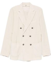 Santaniello - Blazer De Pana Con Doble Botonadura - Lyst