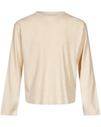 Another Aspect - Gerippter Pullover Mit Langen Ärmeln - Lyst