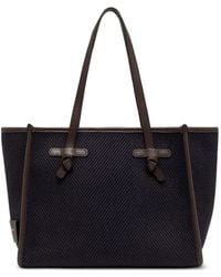 Gianni Chiarini - Marcella Spiga Herringbone-Pattern Knotted-Strap Tote Bag - Lyst