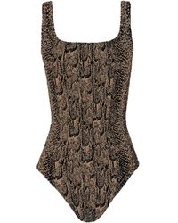 Wolford - Python-Print Bodysuit - Lyst