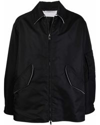 Valentino Garavani - Zip-Up Shirt Jacket - Lyst