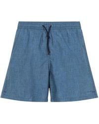 Canali - Drawstring Swim Shorts - Lyst