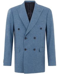 Brooks Brothers - Double-Breasted Blazer - Lyst