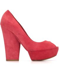 Dior Туфли Pre-owned На Платформе С Открытым Носком - Красный