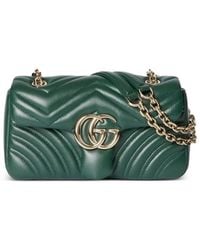 Gucci - Small Gg Marmont Chevron-Quilted Shoulder Bag - Lyst