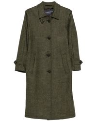 Schneiders - Lena Prince Of Wales Check Coat - Lyst