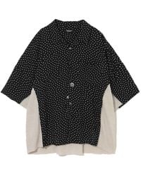 Undercover - Chemise À Pois À Design Superposé - Lyst