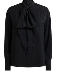 Etro - Silk-Blend Jacquard Shirt With Silk Scarf And Paisley Motif - Lyst
