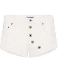 Jean Paul Gaultier - Button-Detailing Mini Shorts - Lyst