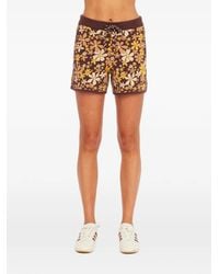The Upside - Copacabana Floral-Print Knit Mini Shorts - Lyst