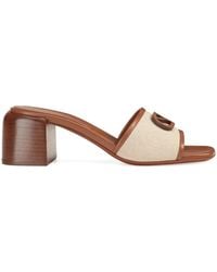 Sergio Rossi - Surge Logo-Appliqué Sandals - Lyst
