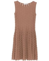 Antonino Valenti - Textured-Knit Sleeveless Mini Dress - Lyst