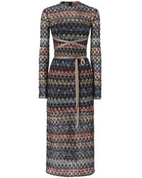 Missoni - Zigzag-Knit Backless Dress - Lyst