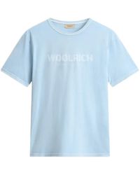 Woolrich - Garment-Dyed Printed T-Shirt - Lyst