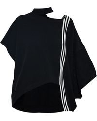 Y-3 - T-Shirt À Découpes Trois Bandes - Lyst
